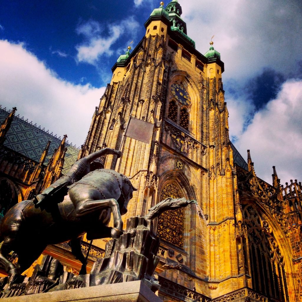 Prague Castle is the office of the Czech president, and has been a seat of power throughout the centuries