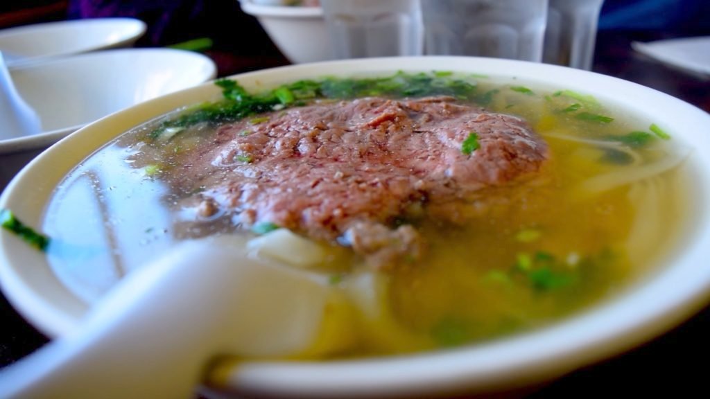 This is northern style pho, the specialty at Turtle Tower in SF