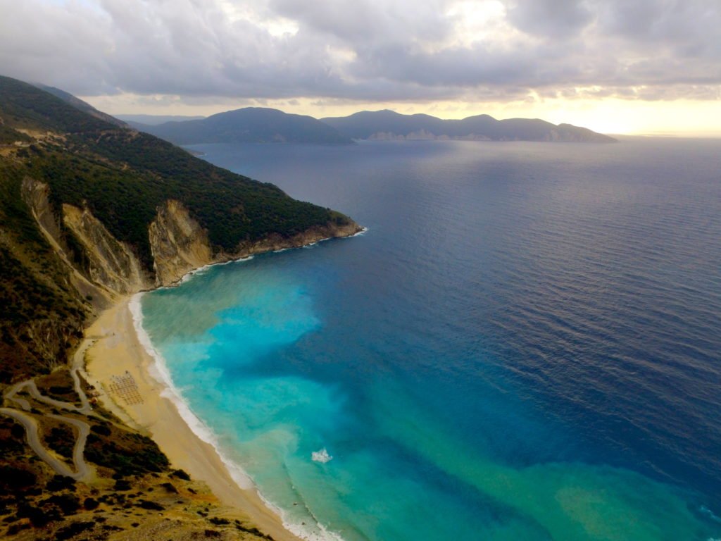 Myrtos Beach in Kefalonia
