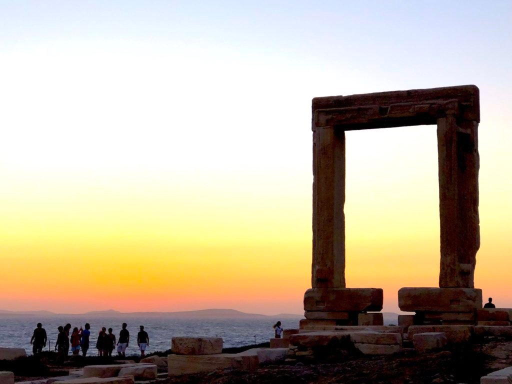 Apollo temple in Naxos was never finished - just this doorway