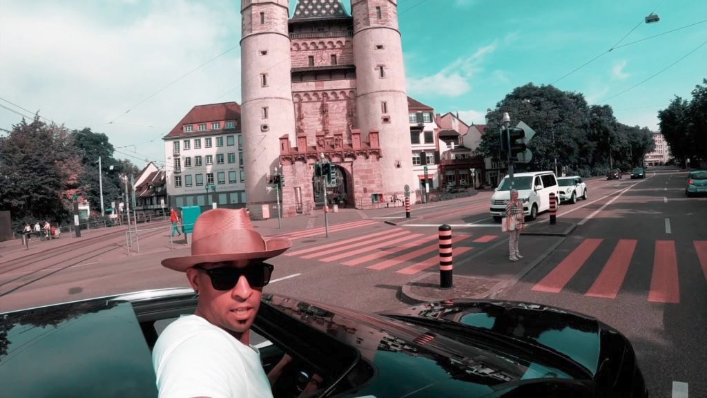 The Gate of Spalen is one of three remaining city gates in Basel, Switzerland