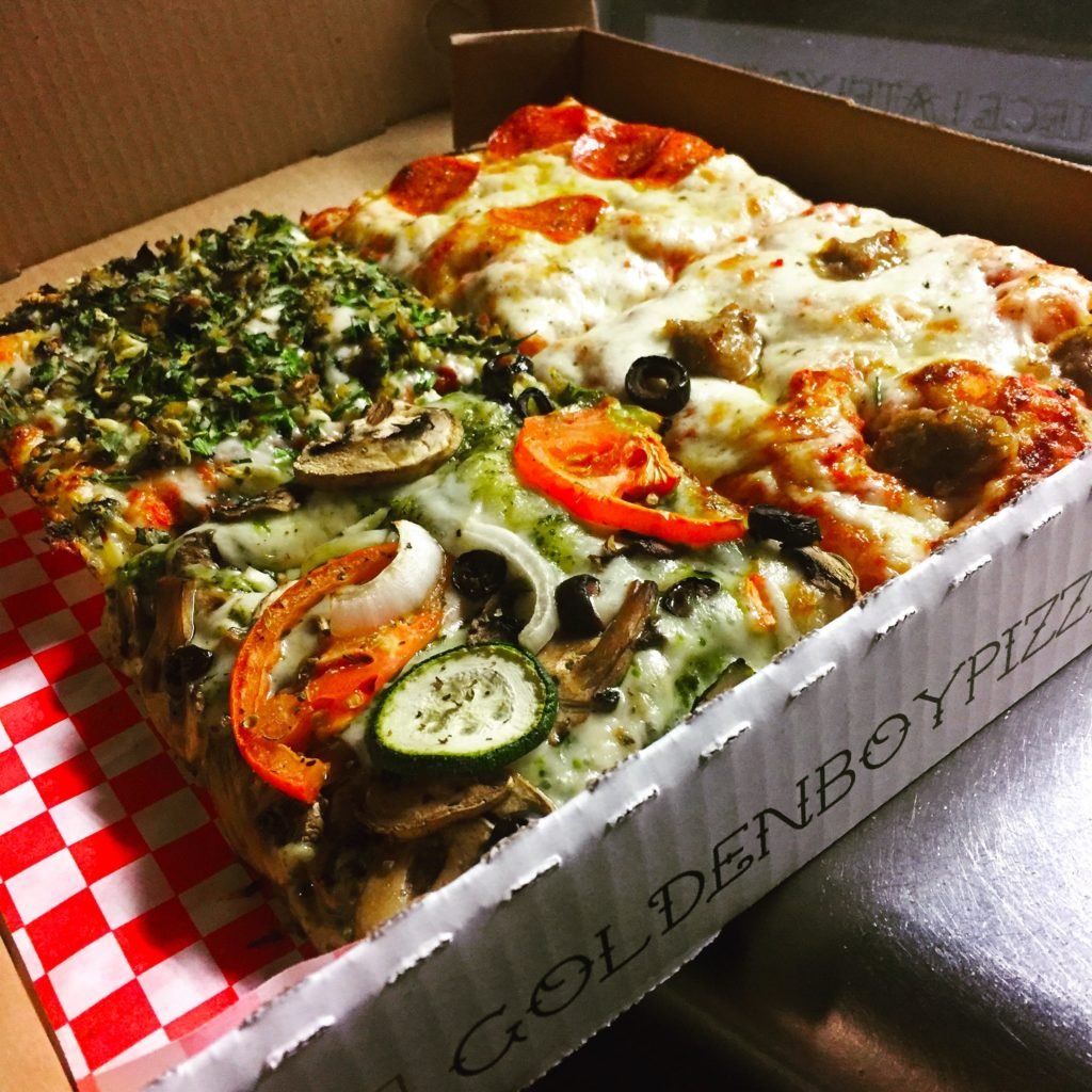 If you're intimidated by pizza that comes in squares, you're in the wrong city