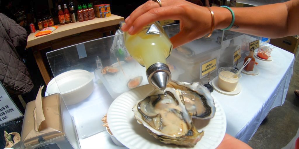 Fresh, sustainably farmed oysters!