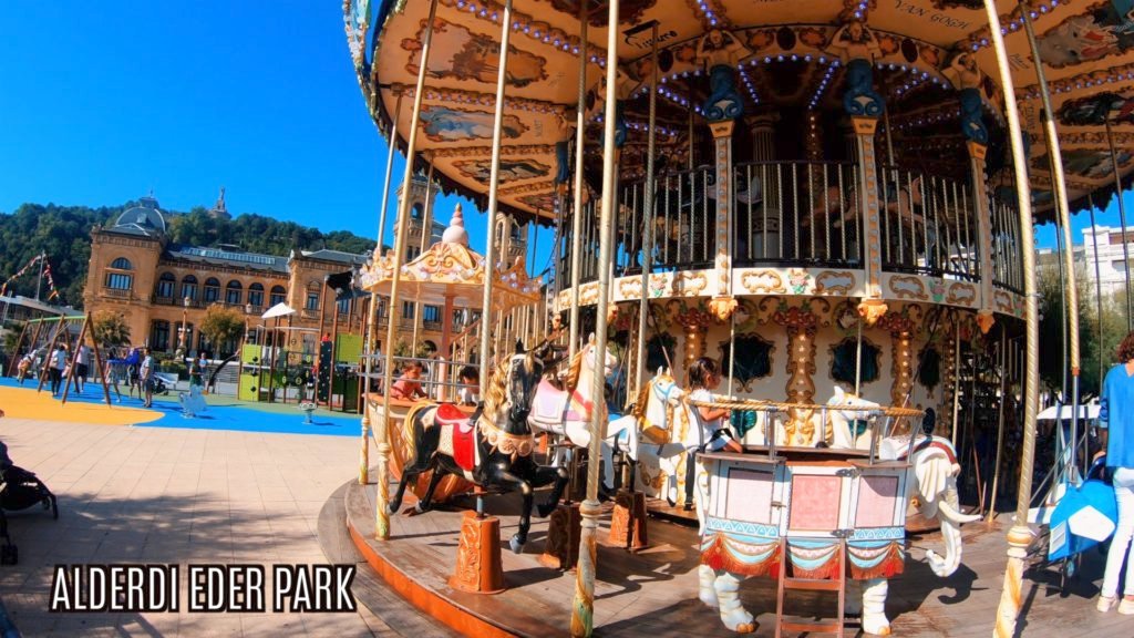 The carousel in Alderdi Eder Park is a must see in San Sebastian!
