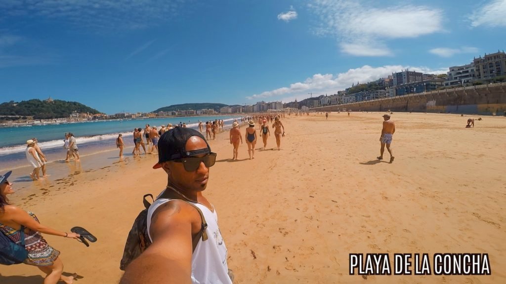 Enjoy the longest stretch of beach - Play de La Concha!