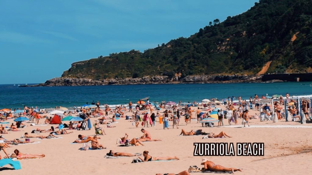 Zurriola Beach is perfect for laying out and catching some rays