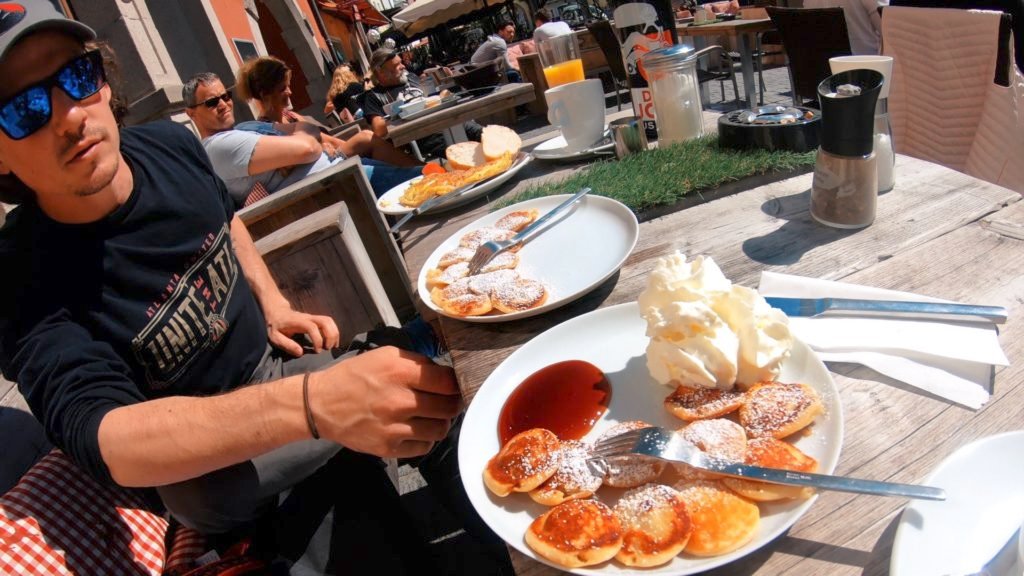 You can't go wrong with mini pancakes!