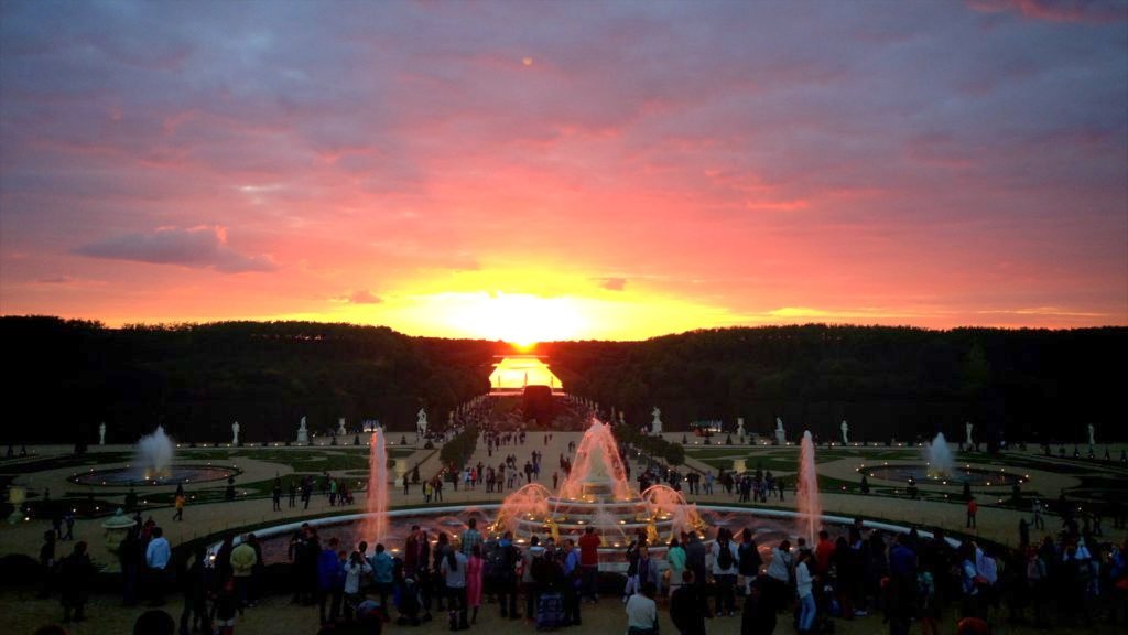 Be sure to catch the sunset at the Gardens of Versailles in the summer!