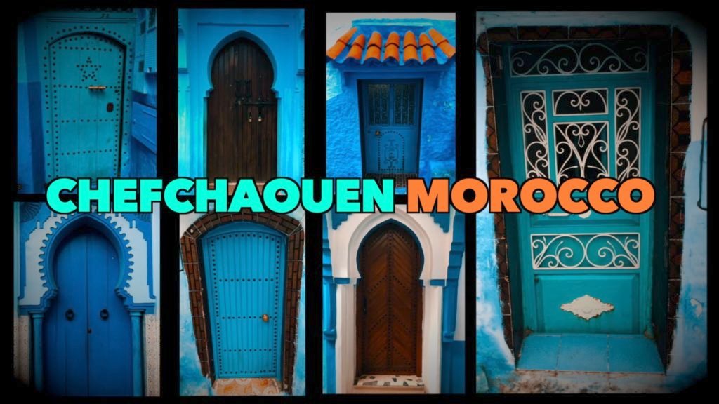 From simple to ornate, you'll find a beautiful variety of doorways in the Blue City!
