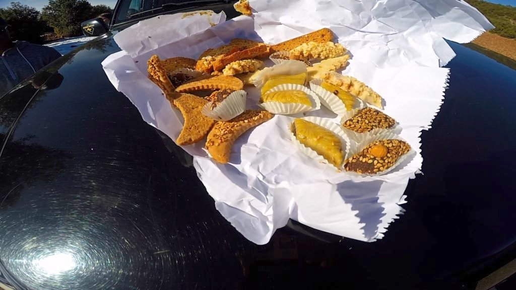 Moroccan cookies are best enjoyed with mint tea (of course)