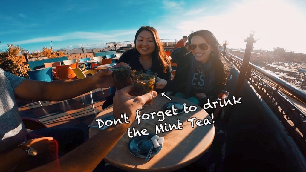 Mint tea is an essential experience in Morocco