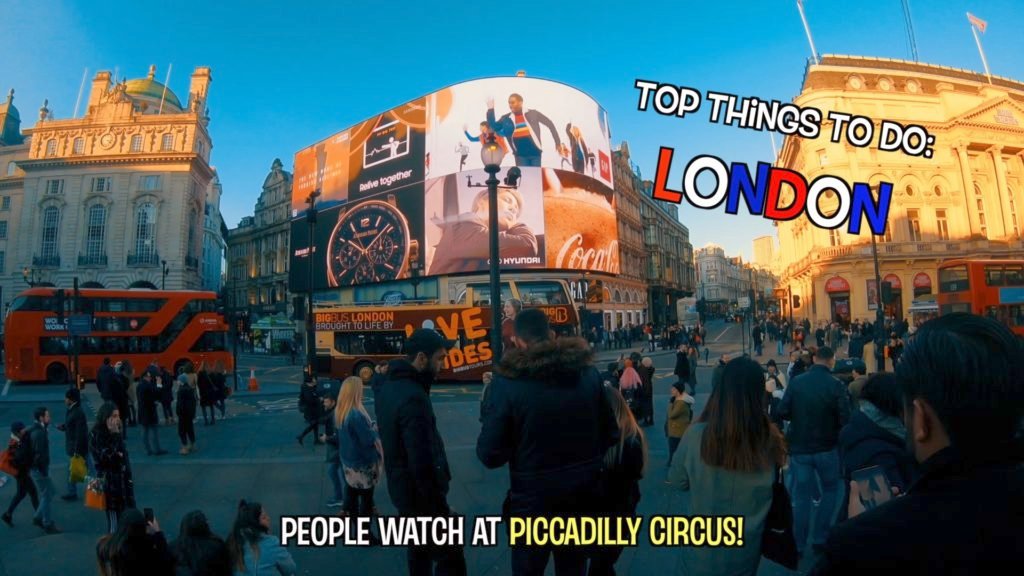 Piccadilly Circus is always full of people