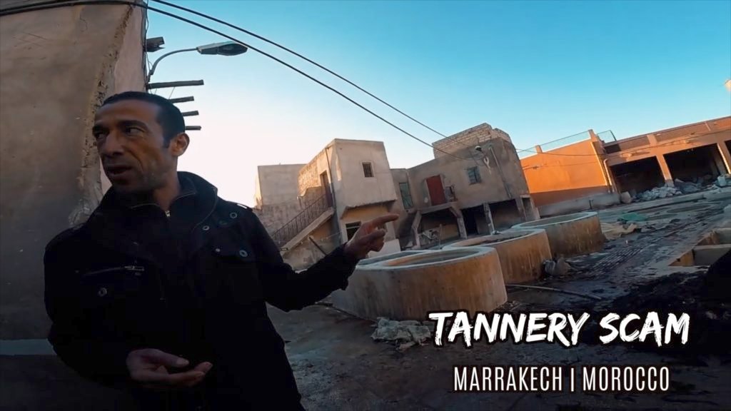 Finding a Marrakech tannery tour isn't difficult - it's just not free