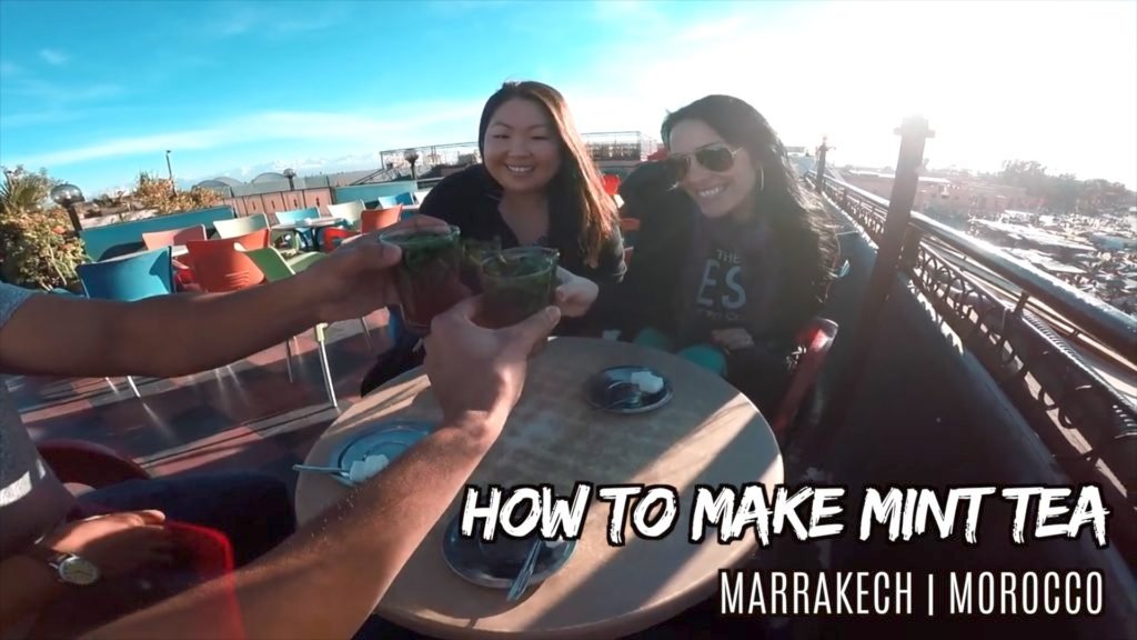 Mint tea is available everywhere in Morocco!