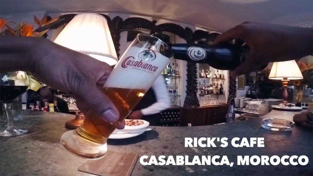 You have to see Rick's Cafe in Casablanca! Although the movie was never filmed in Morocco, this classy joint is worth a visit
