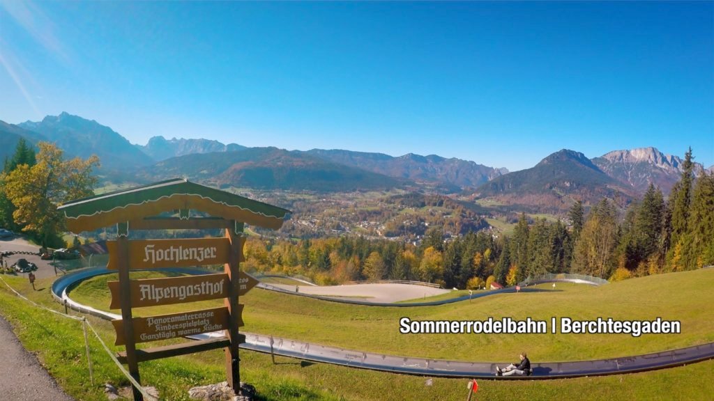 The Toboggan Run at Sommerrodelbahn has to be on your list of things to do in Berchtesgaden, Germany. Look at that view!
