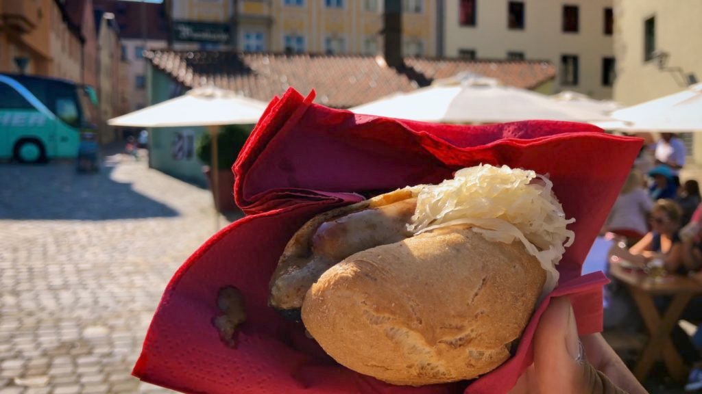Wurstküche in Regensburg is the oldest fast food joint in the world! You have to try the wurst with sauerkraut and mustard