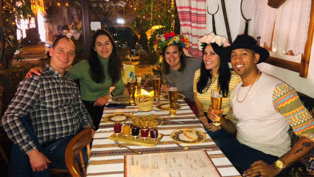 Korchma Taras Burba in Kiev is a great place to try authentic Ukrainian cuisine!