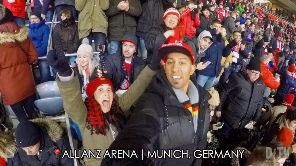 The crowd at an FC Bayern Muenchen game is WILD!