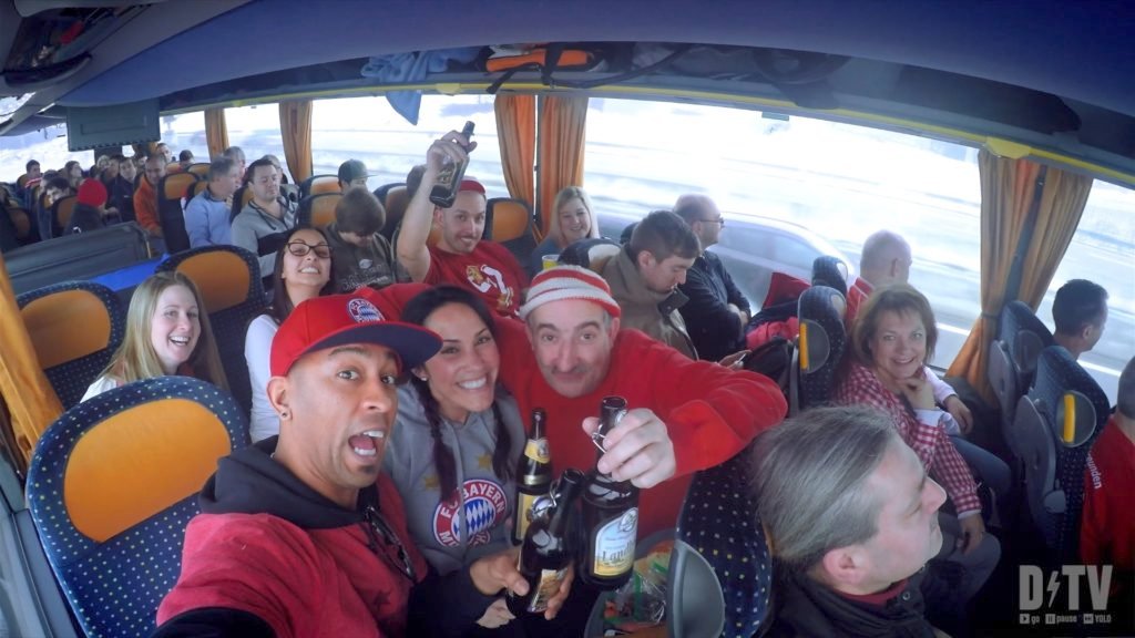 The best way to attend an FC Bayern Munich game while living in Germany? Charter a bus!