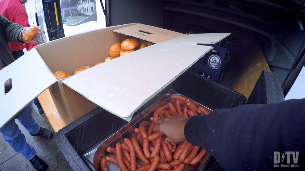 Football, brats, semmel, and bier - what could be a more German experience?