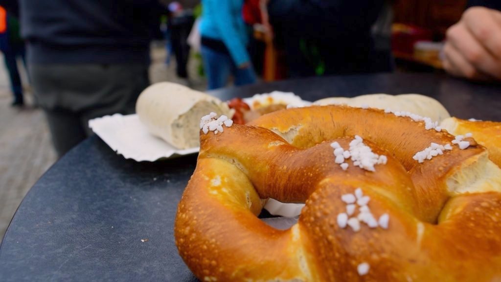 Pretzels and brats are standard fair at fests, and the May 1st holiday is no exception