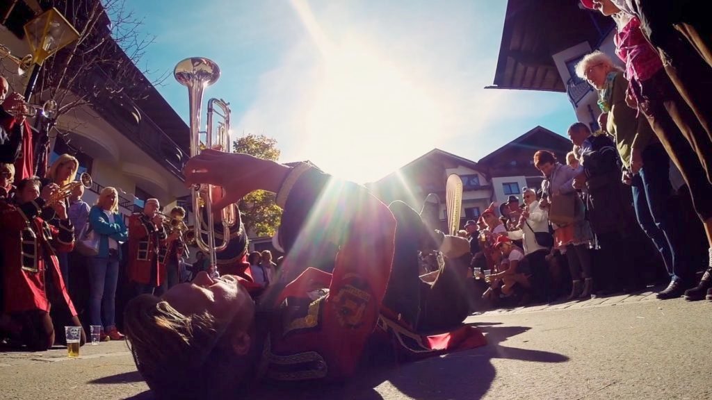 Things can get pretty crazy during the Alpine cattle drive in Mayrhofen!