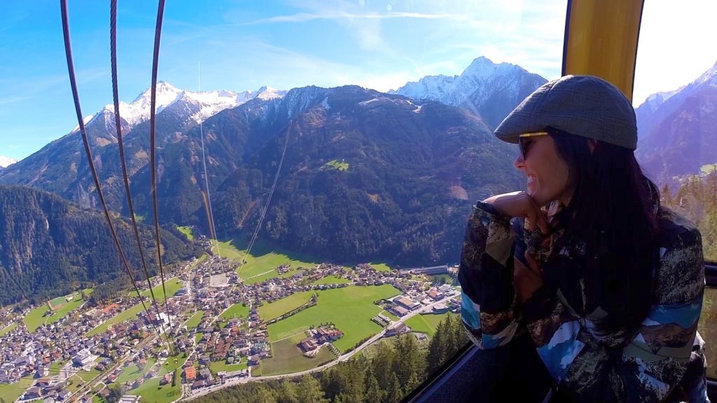 Take the ski lift foa a view of Mayrhofen and the alps that is postcard perfect!