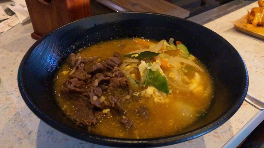 Beef ramen from Korean Grafenwohr restaurant Bab