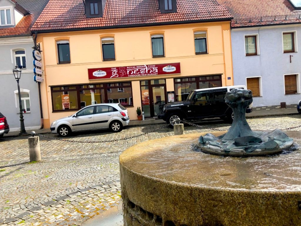 Front entrance to Ganesha Indian restaurant
