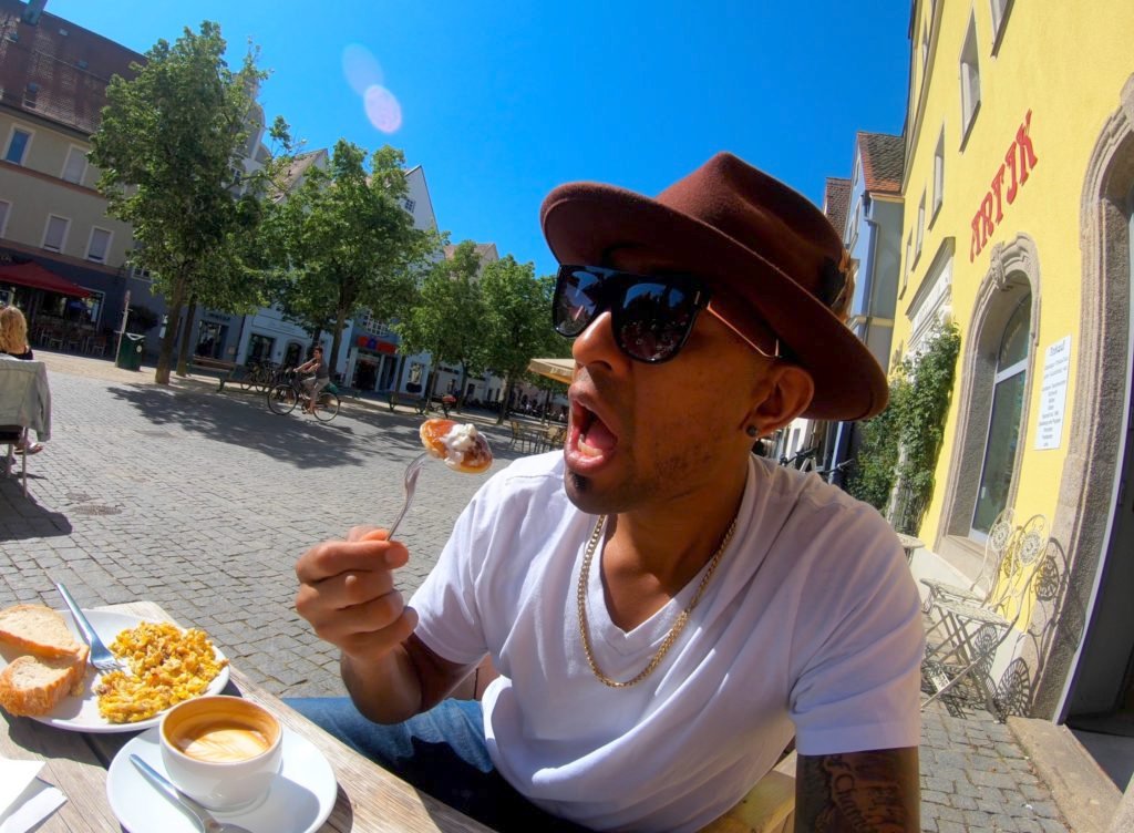 Edelweiss cafe mini pancakes in Weiden