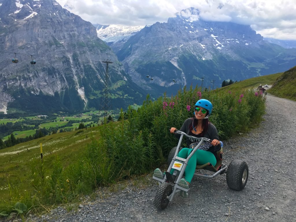 First Mountain Kart Ride at the First Mountain Peak Grindelwald