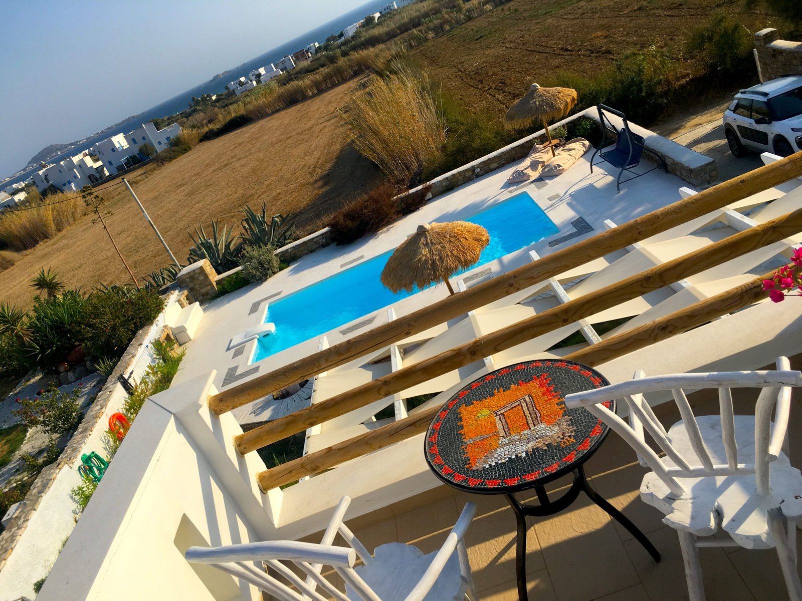 AirBnb home with pool on Plaka Beach in Naxos Greece