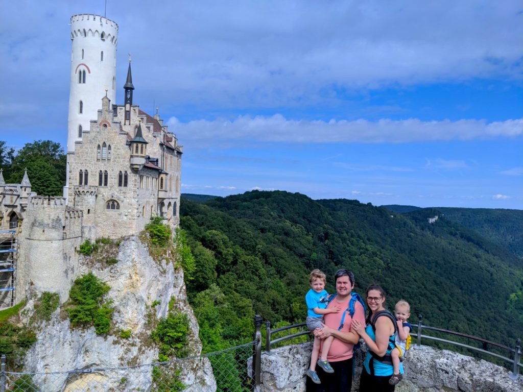 Hiking to Lichtenstein Castle Germany with kids