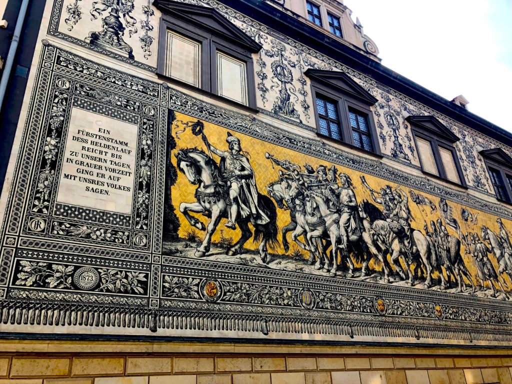 procession of princes in old city dresden