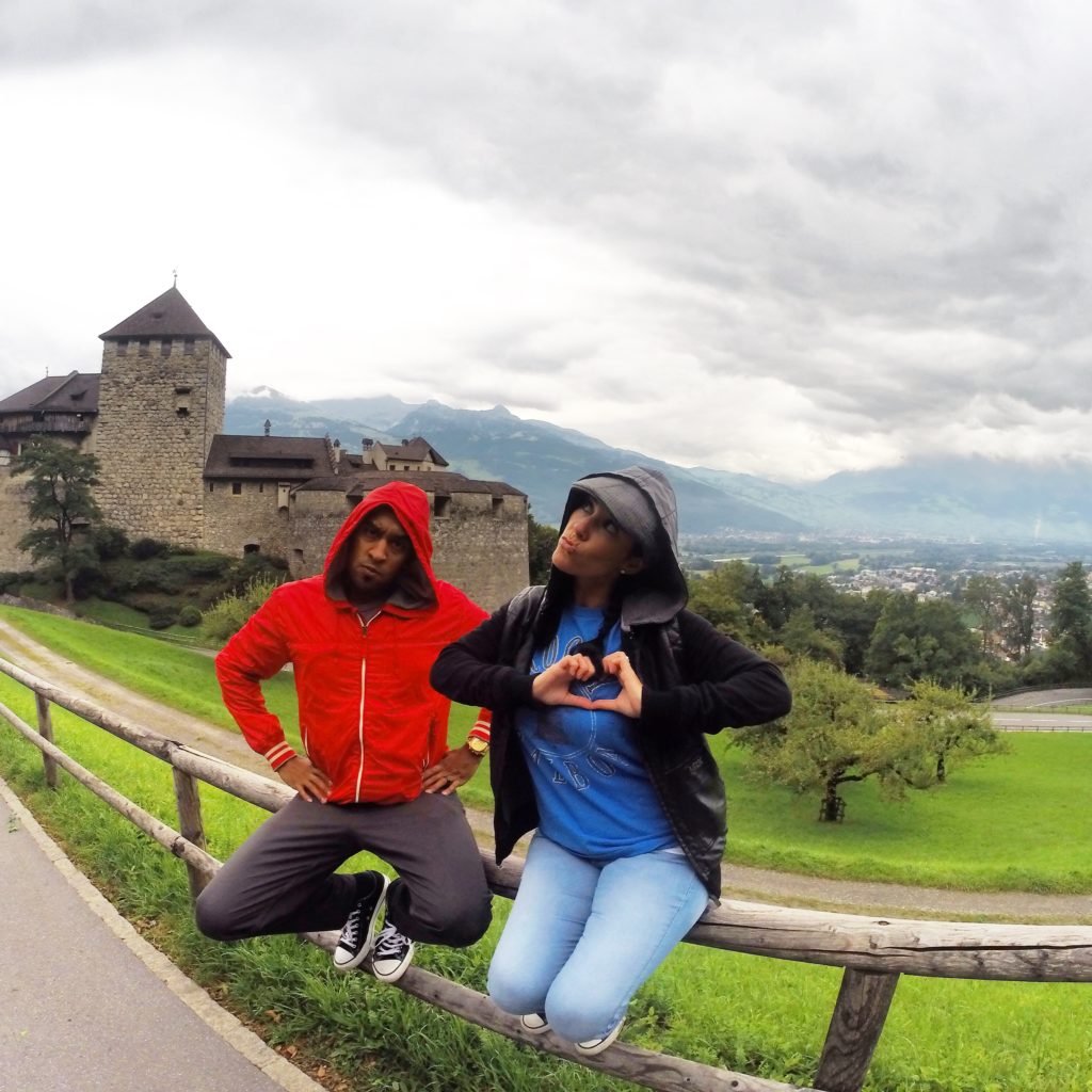 pictures in front of vaduz castle