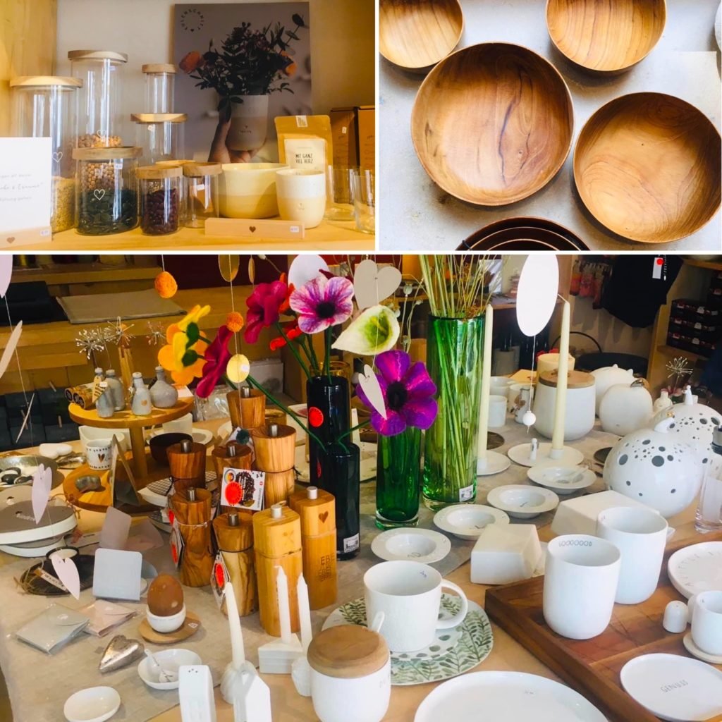 different items on display while shopping in weiden